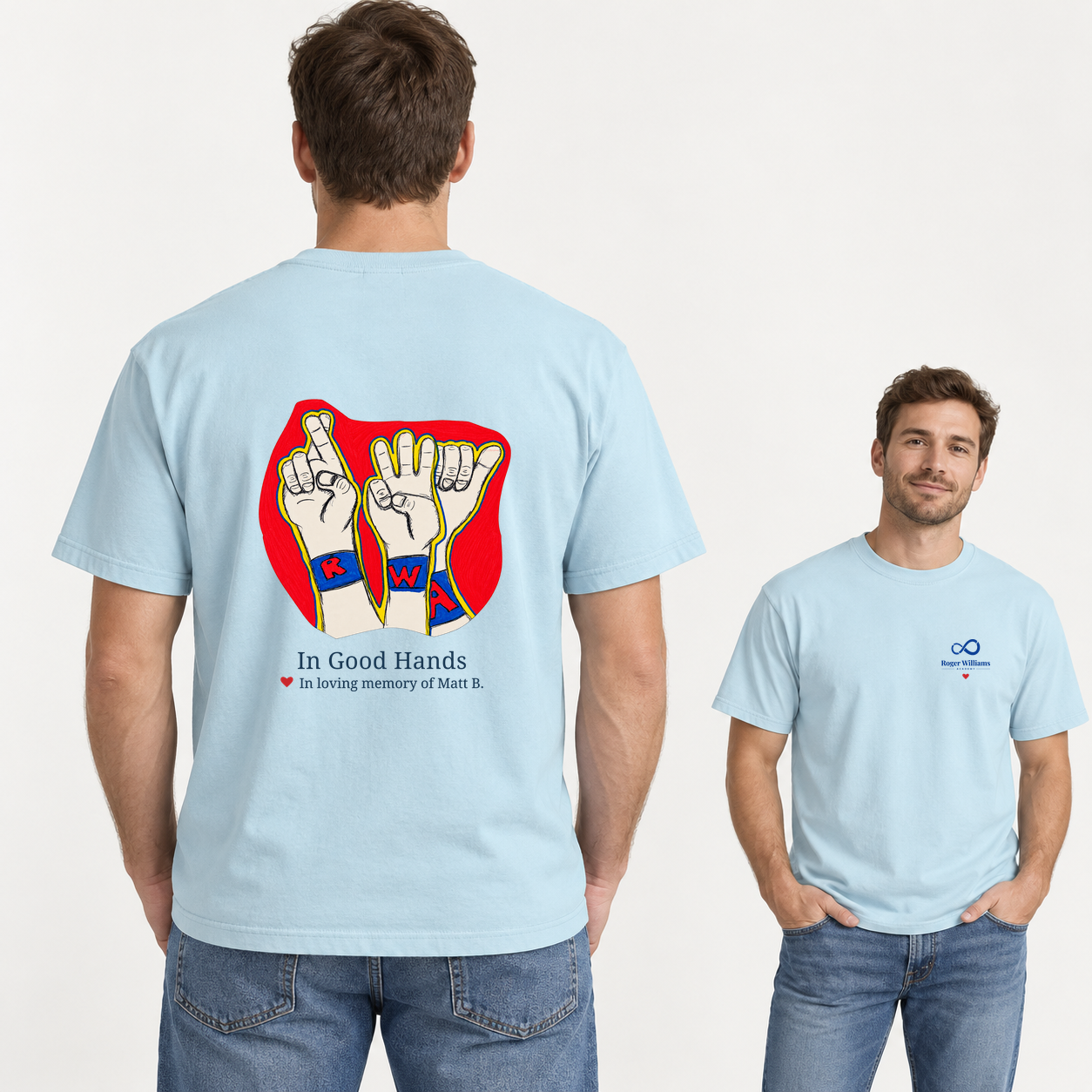 In Good Hands · Chambray · back